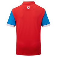 Polo Piqué Junior avec blocs de couleurs