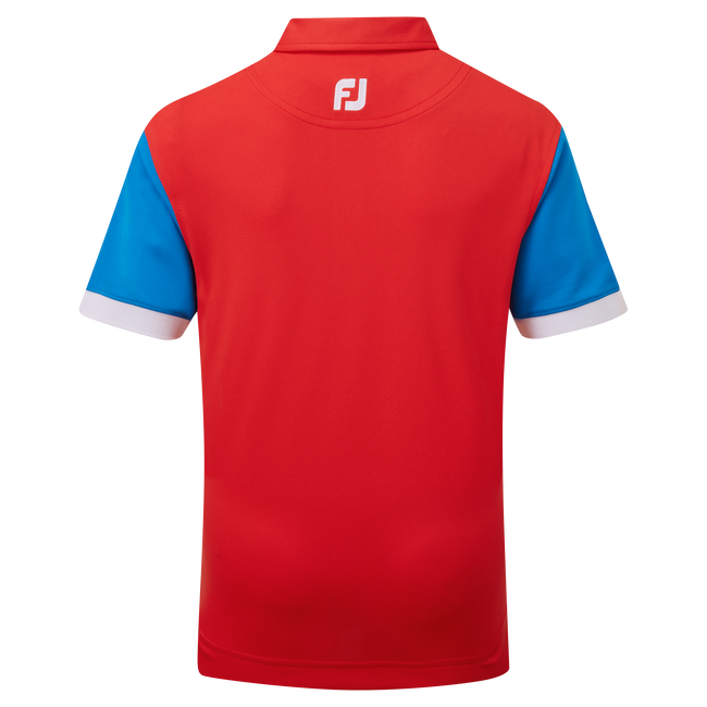 Polo Piqué Junior avec blocs de couleurs