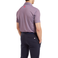 Polo  en fil d'Ecosse imprimé coquilles St Jacques