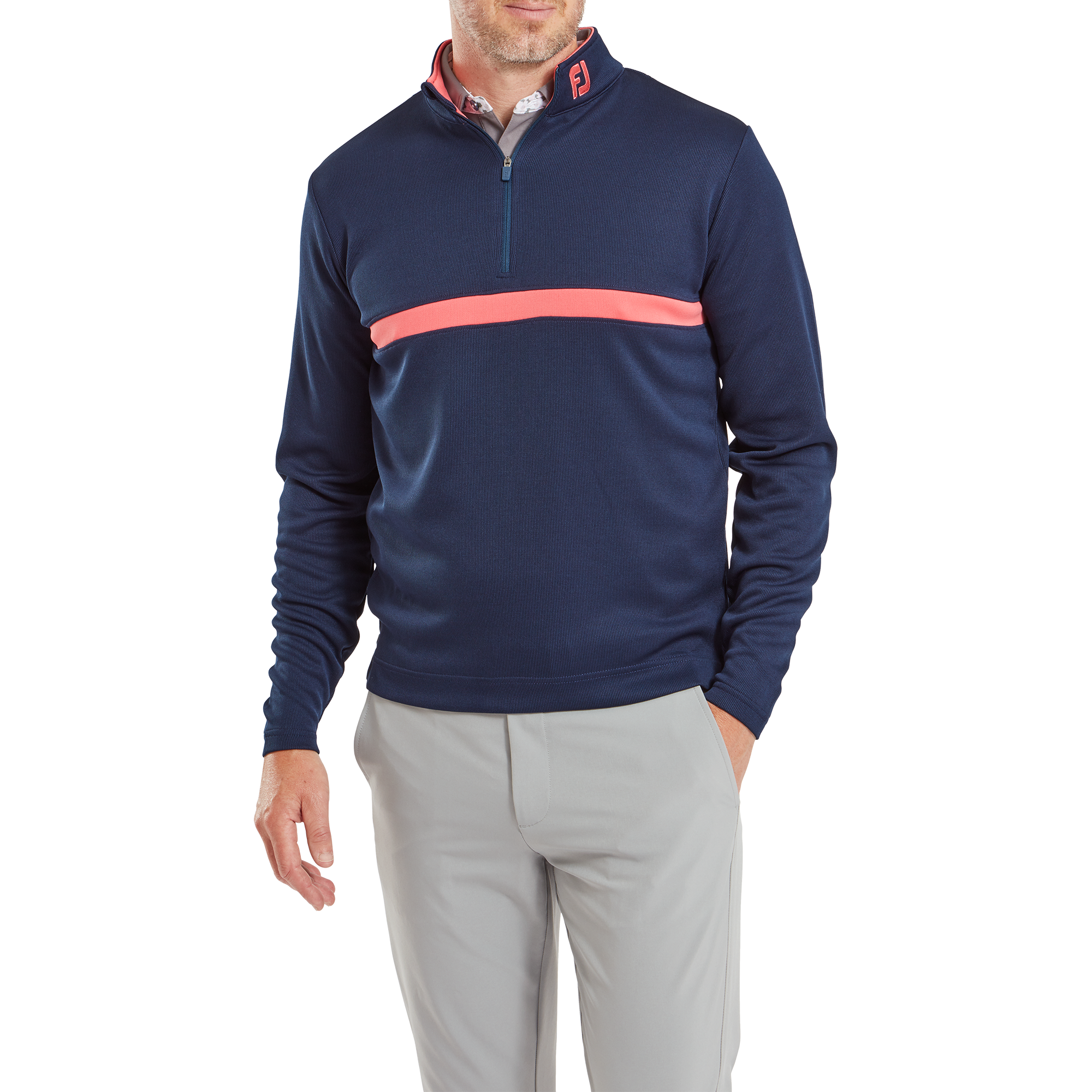 Pullover Chill-Out avec bande sur poitrine incrust&eacute;e