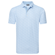 Polo en fil d'Ecosse impression mouchetée