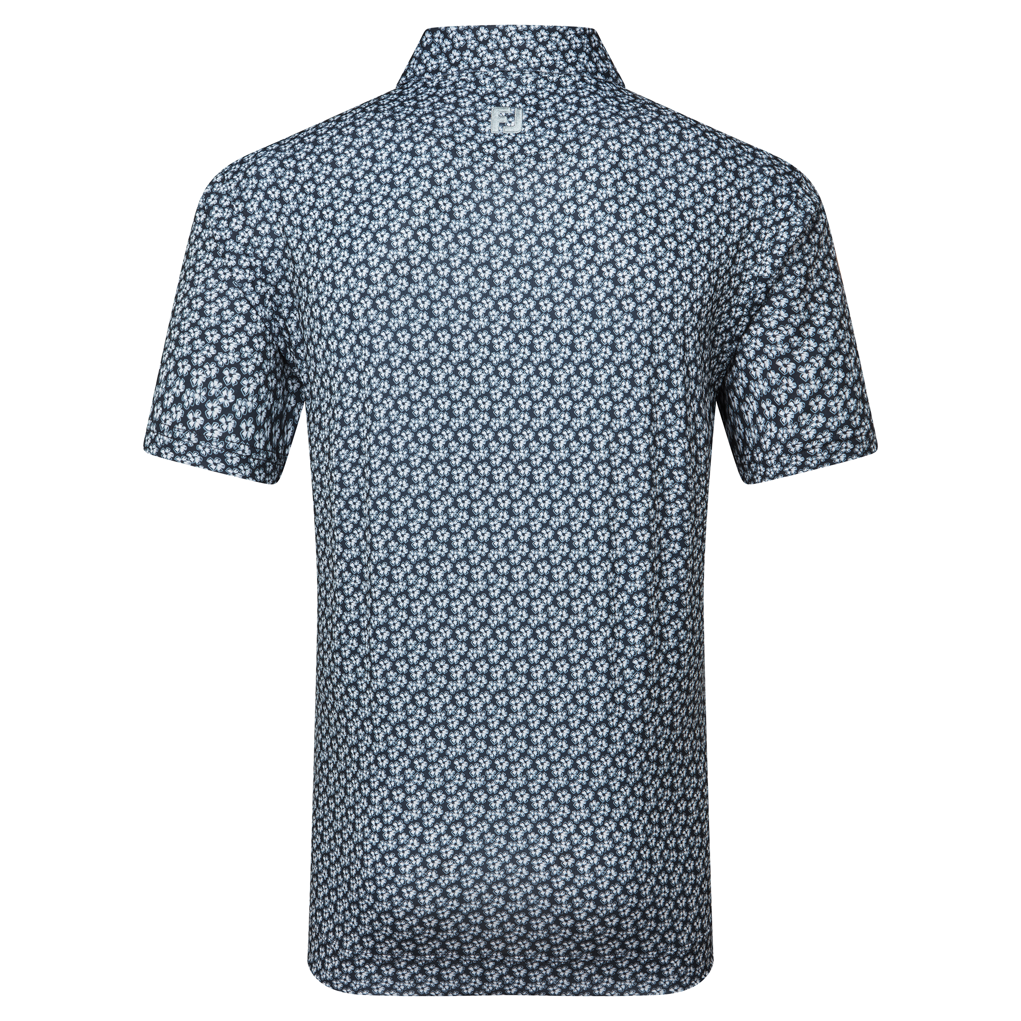 Polo en fil d'Ecosse impression florale