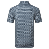 Polo en fil d'Ecosse impression florale