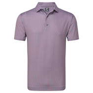 Polo  en fil d'Ecosse imprimé coquilles St Jacques