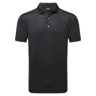 Polo en fil d'Ecosse impression florale