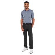 Polo en fil d'Ecosse imprimé bourgeon