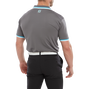 Polo uni avec d&eacute;tails sur le col et les manches