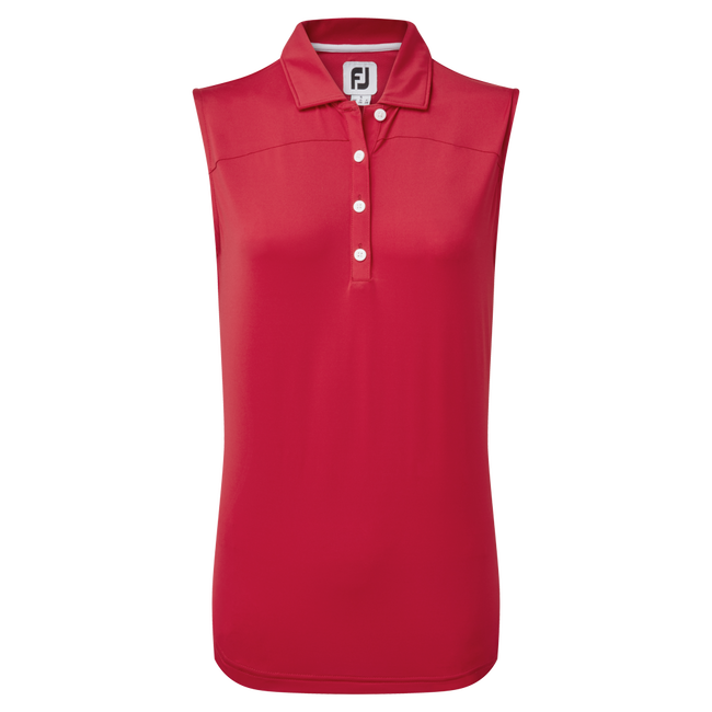 Mesh Back Sleeveless Lisle