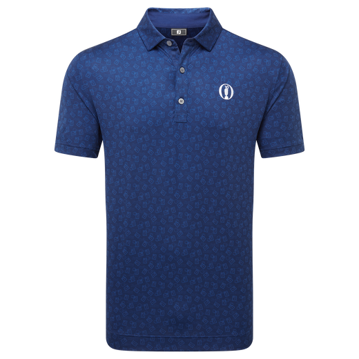 152nd Open Championship Postage Stamp Print Lisle Shirt