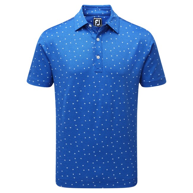 Stretch Pique Flower Print