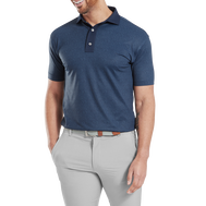 Polo en fil d'Ecosse impression texturée