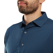 Polo en fil d'Ecosse à micro rayures