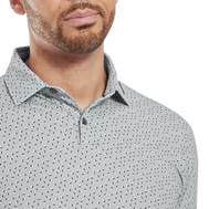 Polo piqué imprimé gélule