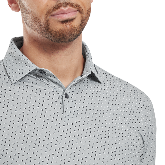 Polo piqué imprimé gélule