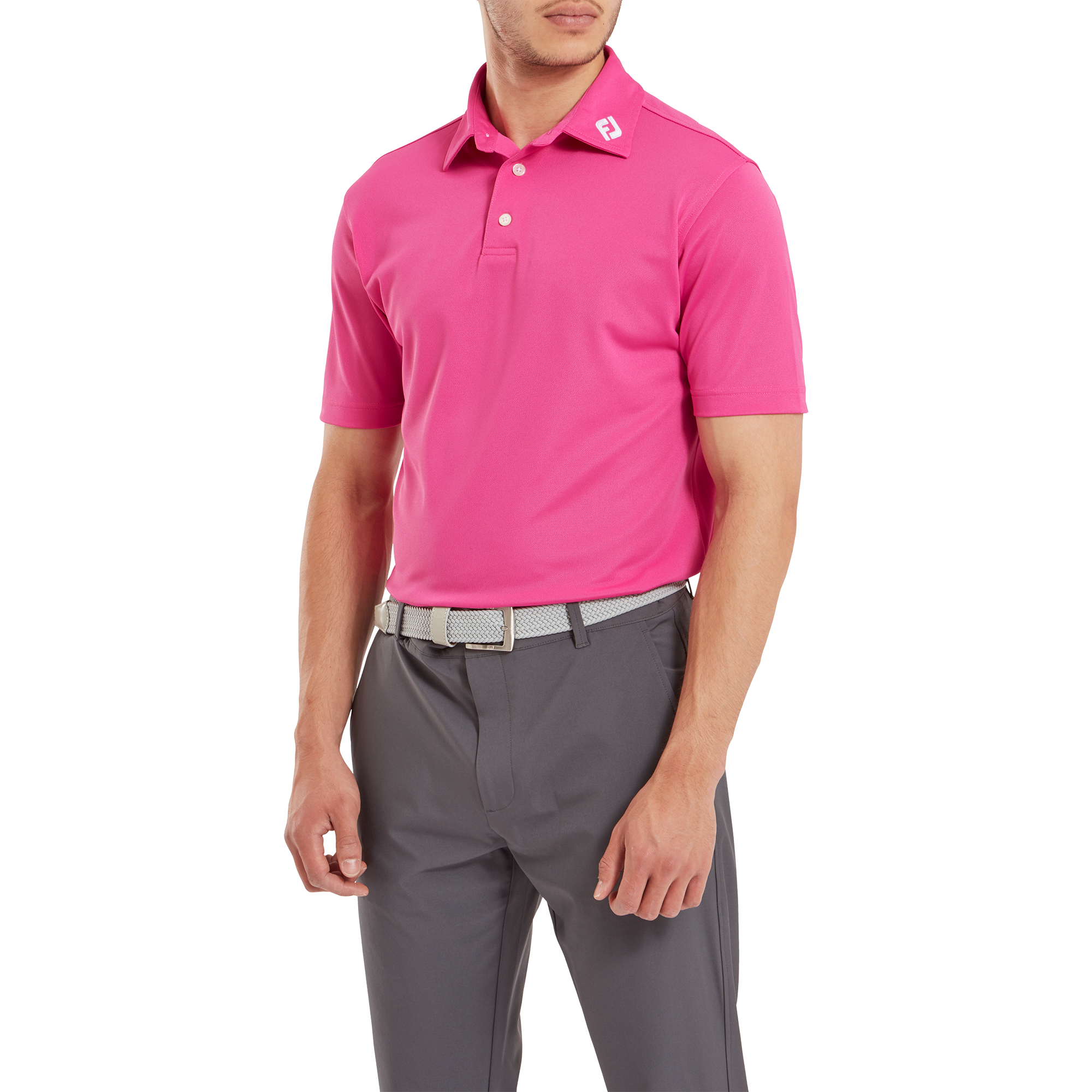 Polo stretch piqu&eacute; uni