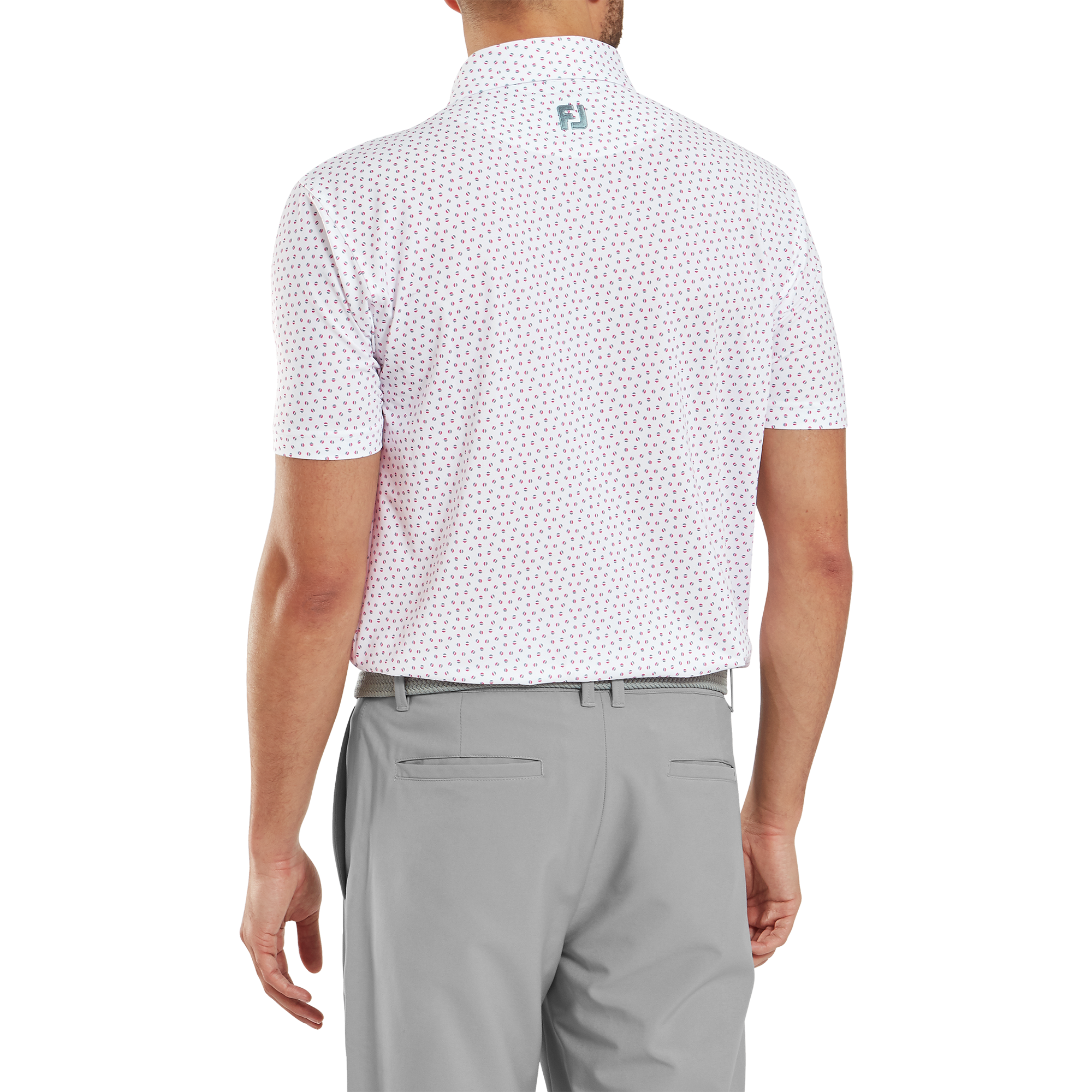 Polo piqu&eacute; imprim&eacute; g&eacute;lule