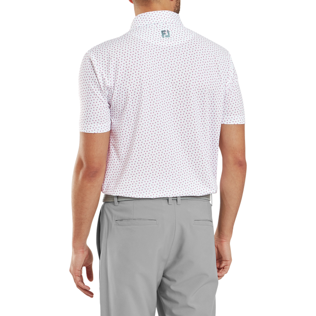 Polo piqué imprimé gélule