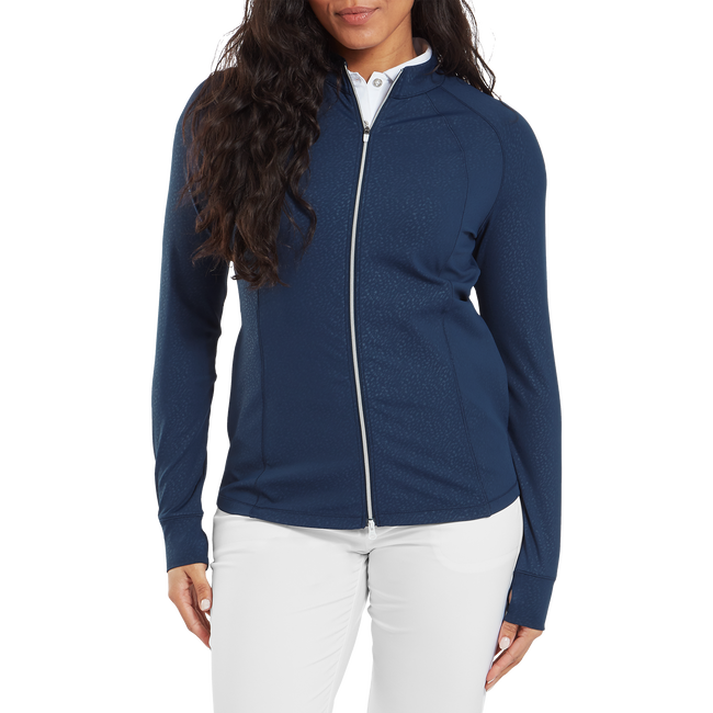 Geprägtes Reißverschluss Midlayer