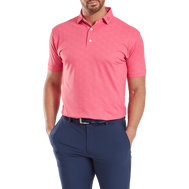 Polo en fil d'Ecosse impression mouchetée