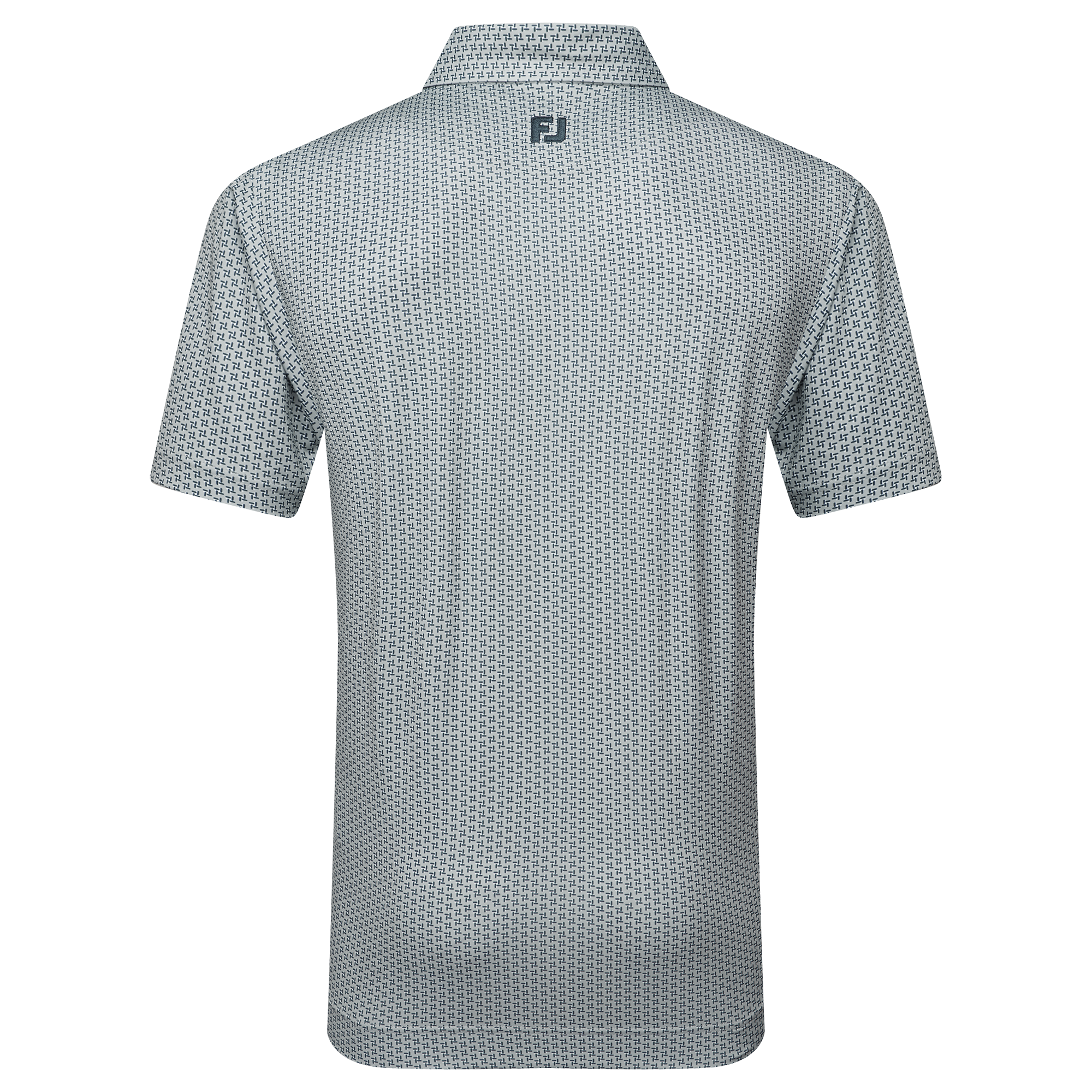 Polo en fil d'Ecosse imprim&eacute; pied de poule