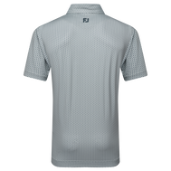 Polo en fil d'Ecosse imprimé pied de poule