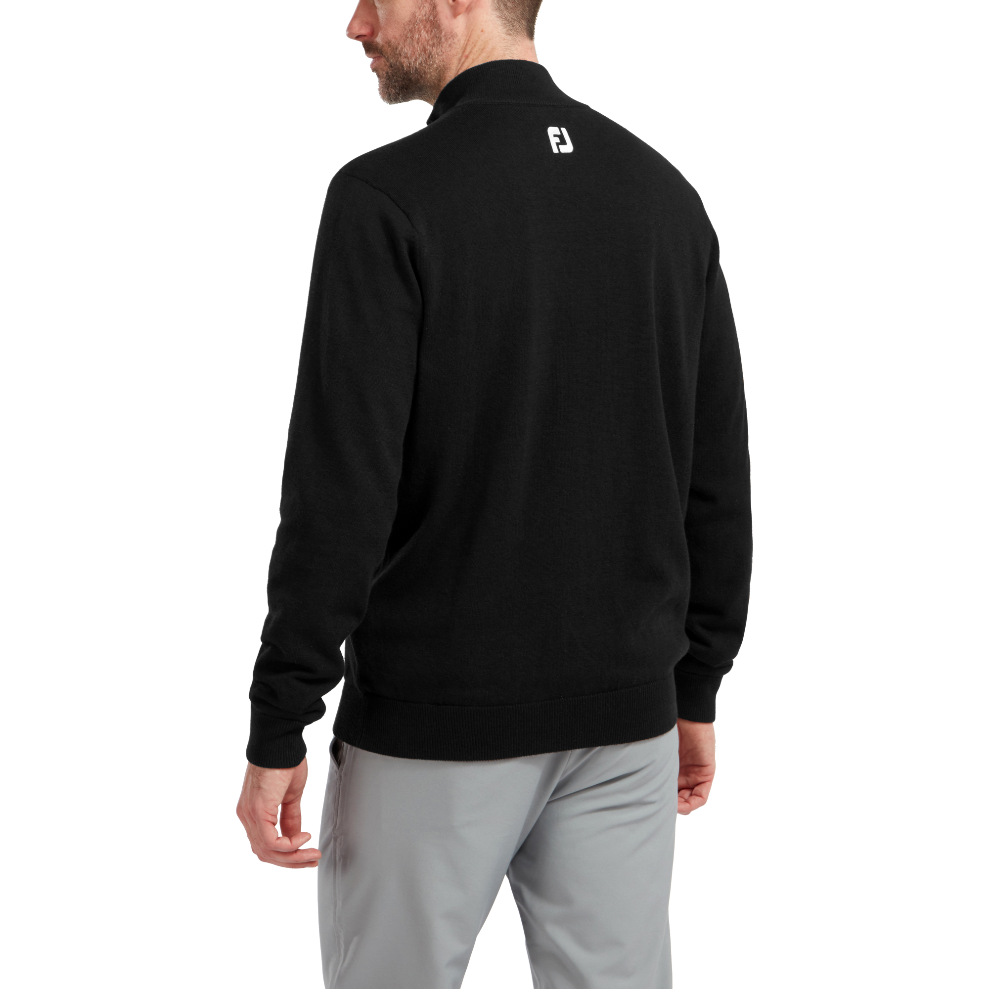 Wollmisch-Pullover, gef&uuml;ttert, 1/2 RV