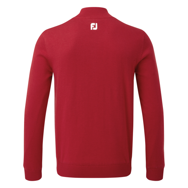 Pullover en laine 1/2 Zip