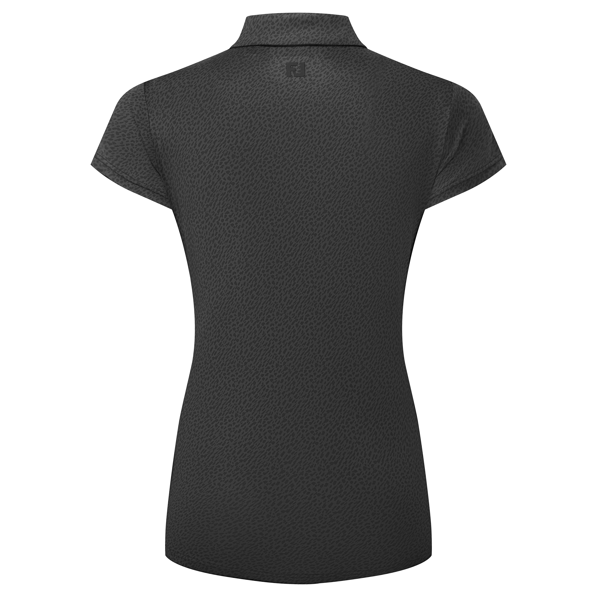 Polo en fil d'Ecosse &agrave; mancherons &agrave; imprim&eacute; animal