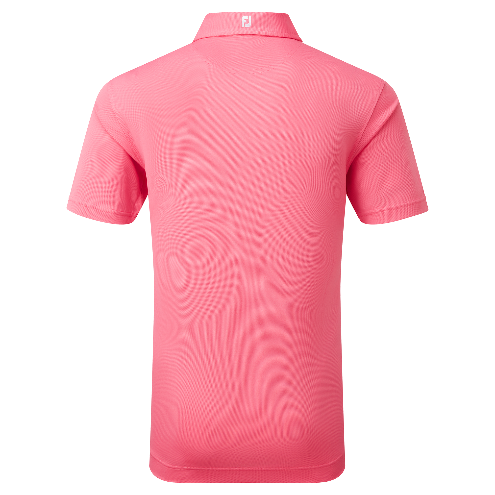 Polo Stretch Piqu&eacute; uni avec logo FJ sur col