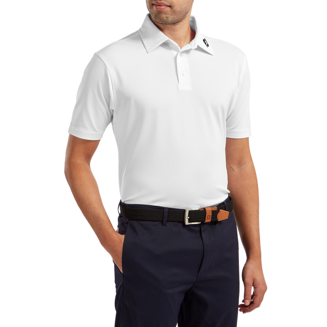 Polo stretch piqué uni