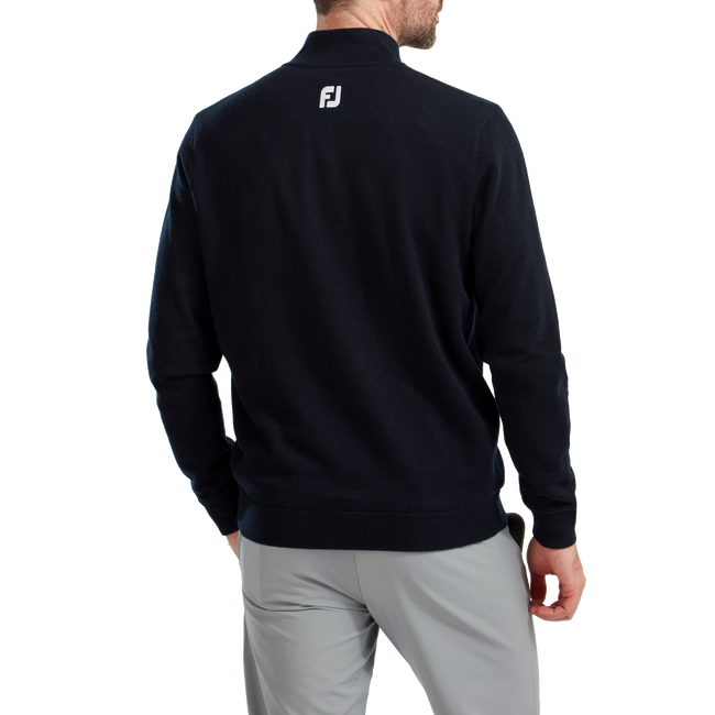 Pullover en laine 1/2 Zip