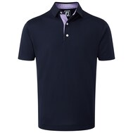 Stretch Pique wth Paisley Print Trim