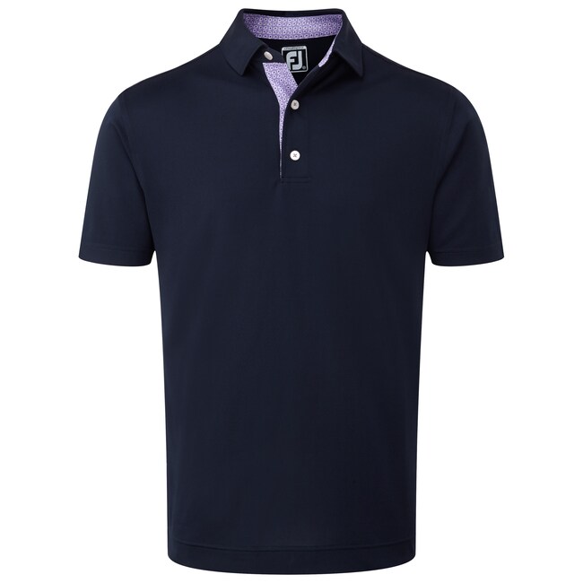 Stretch Pique wth Paisley Print Trim