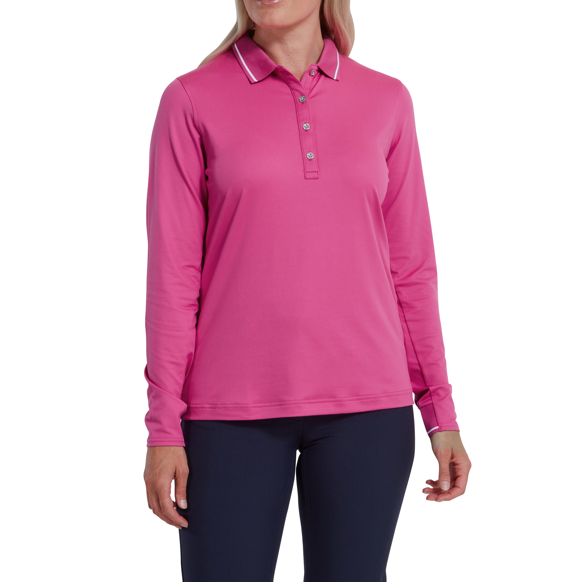 Polo &agrave; manches longues thermique pour femme