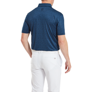 Polo en fil d'Ecosse impression florale