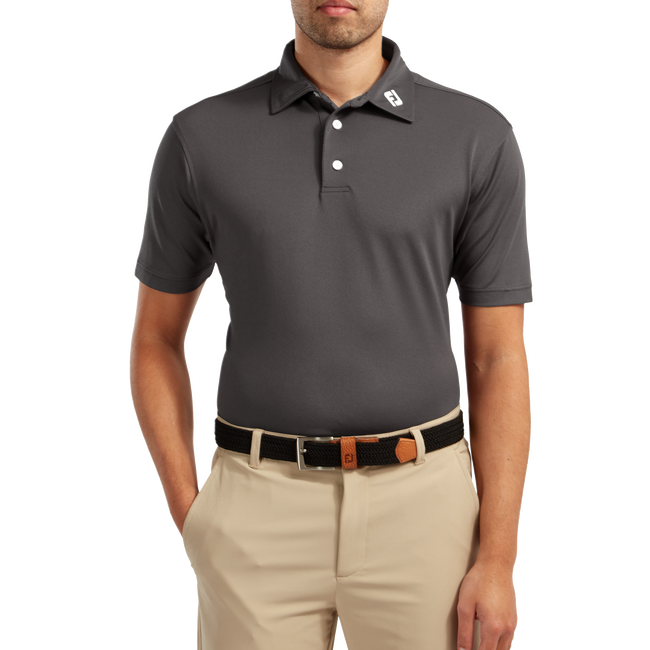 Polo stretch piqué uni