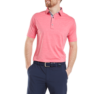 Polo en fil d'Ecosse impression chinée