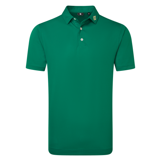 Polo Stretch Piqu&eacute; uni avec logo FJ sur col