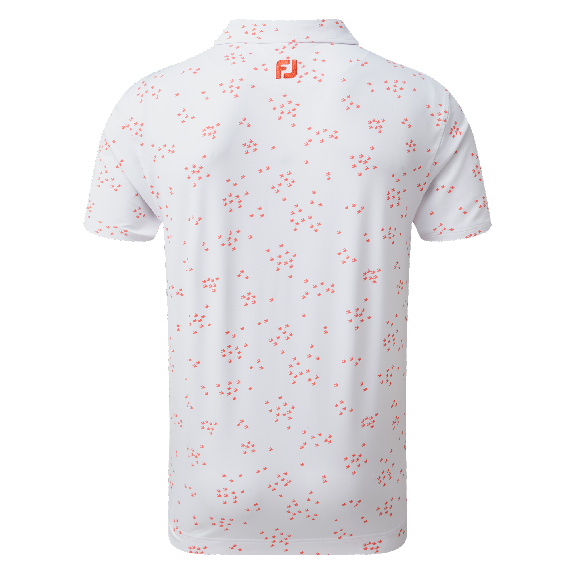 Polo Fil d'&Eacute;cosse &agrave; motifs vol&eacute;e d'oiseaux