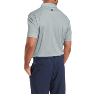 Polo en fil d'Ecosse imprimé pied de poule