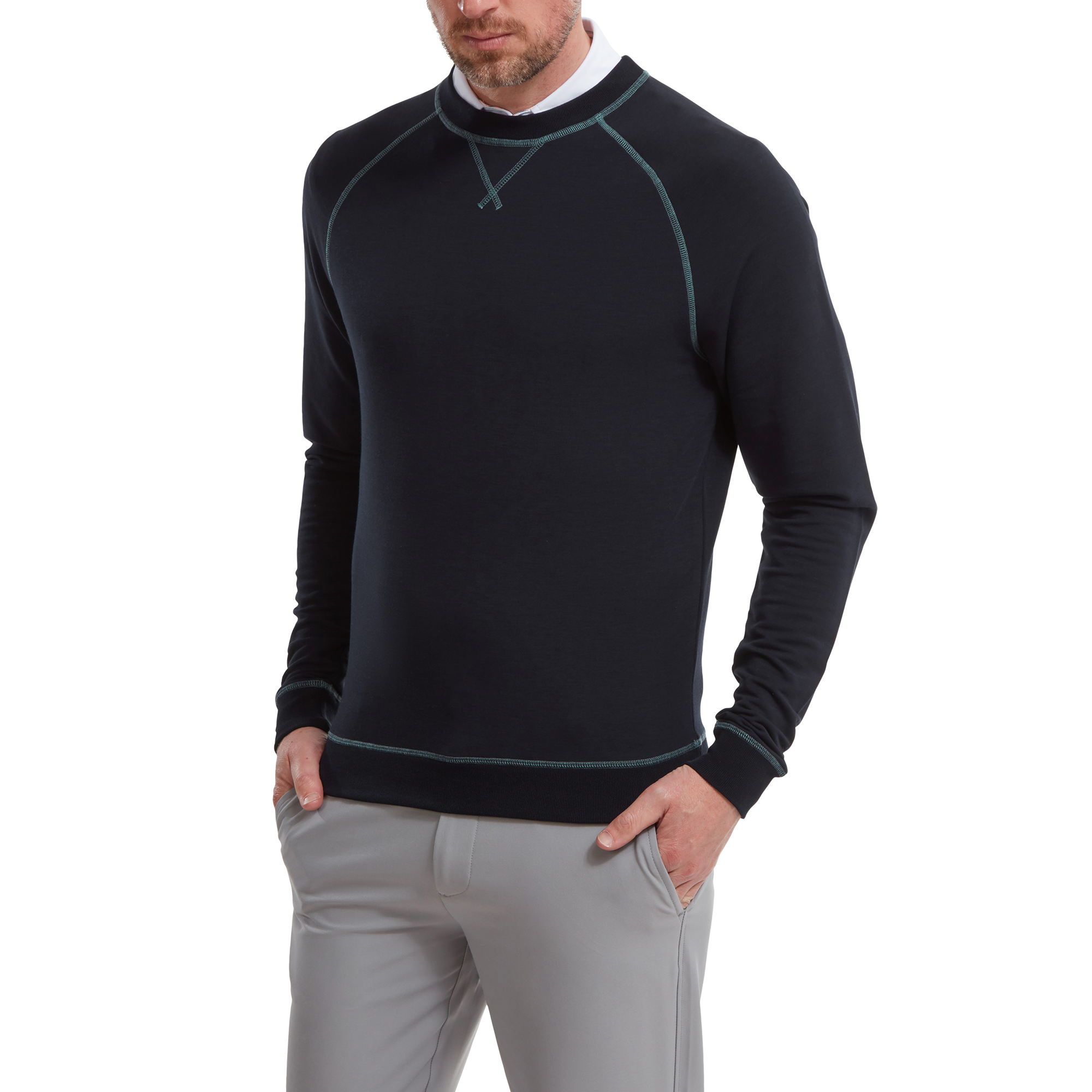 Sweat avec &agrave; col rond French Terry