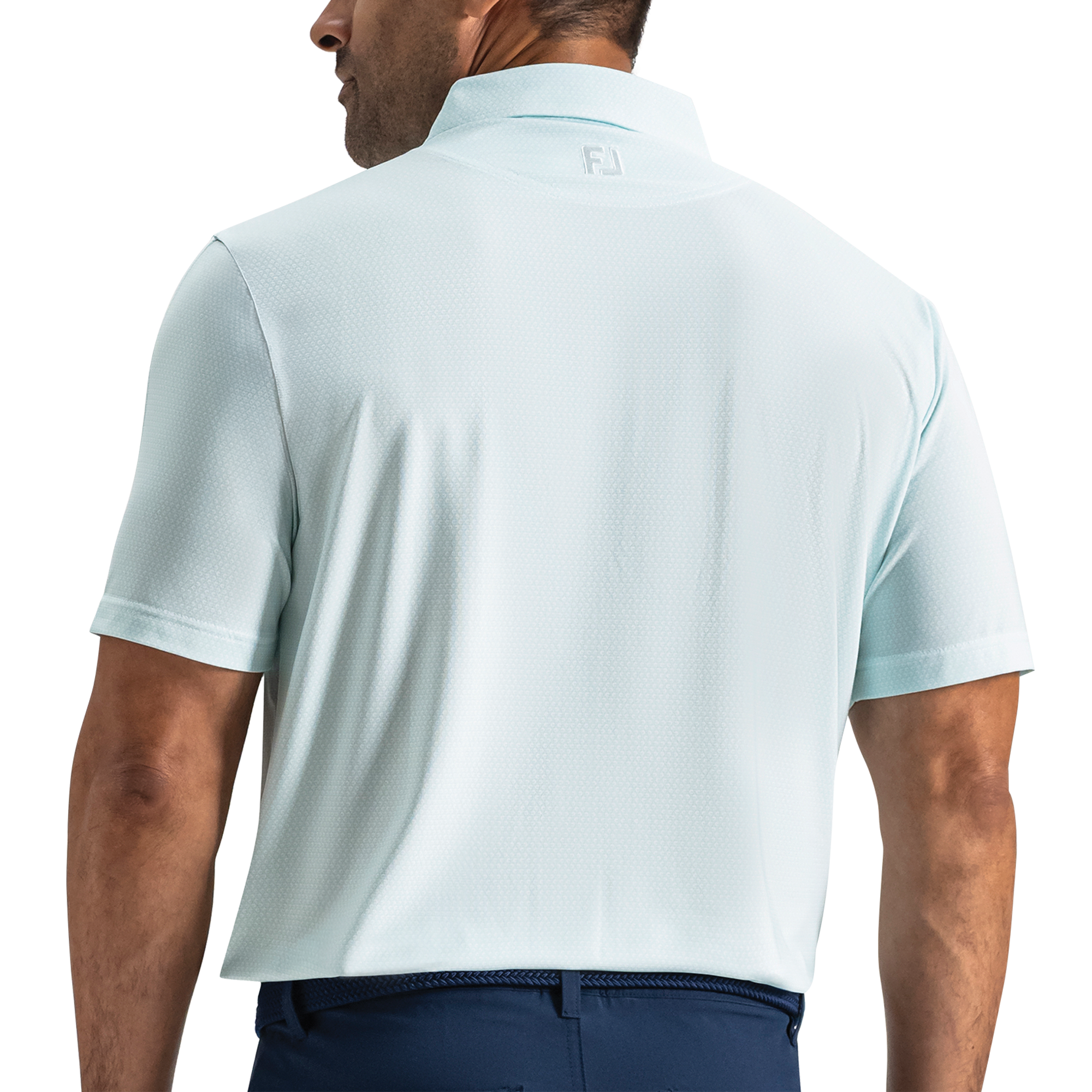 Polo en fil d'Ecosse avec logo Heritage