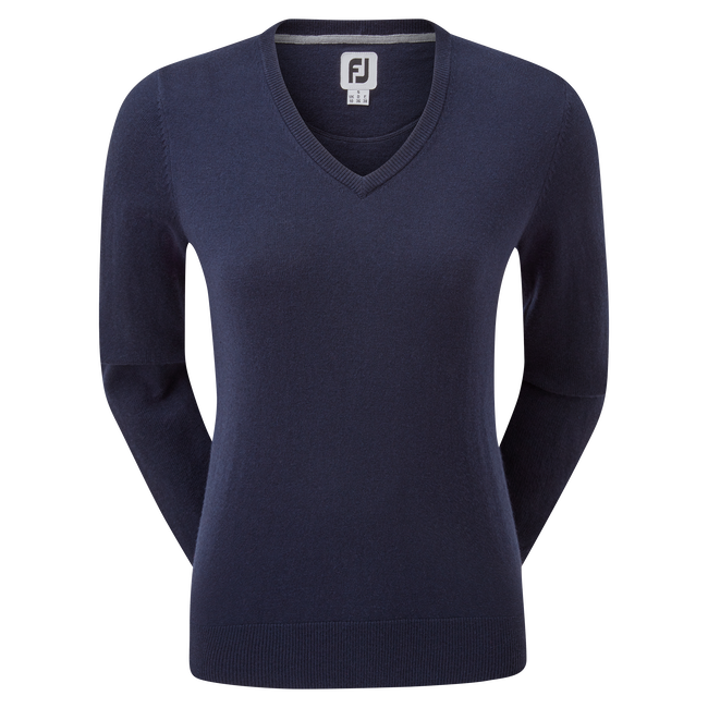 Wool Blend V-Neck Pullover