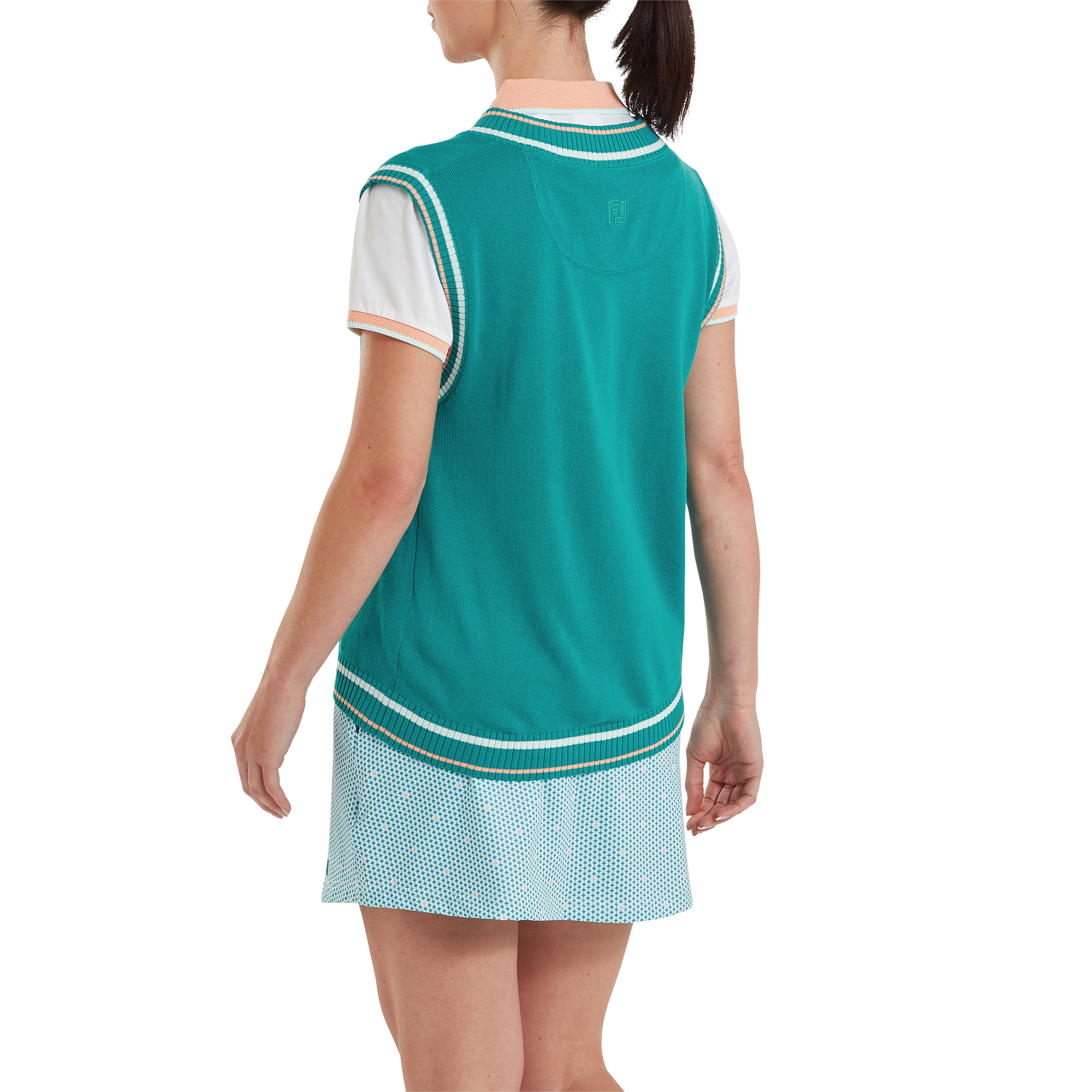 Sweat sans manche &agrave; col V