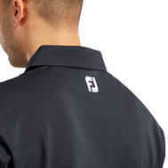 Stretch Piqué uni col tissé