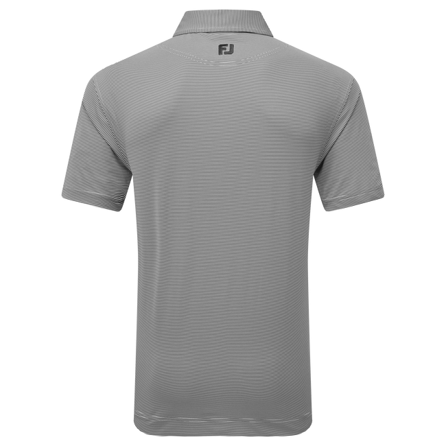 Polo en fil d'Ecosse à micro rayures