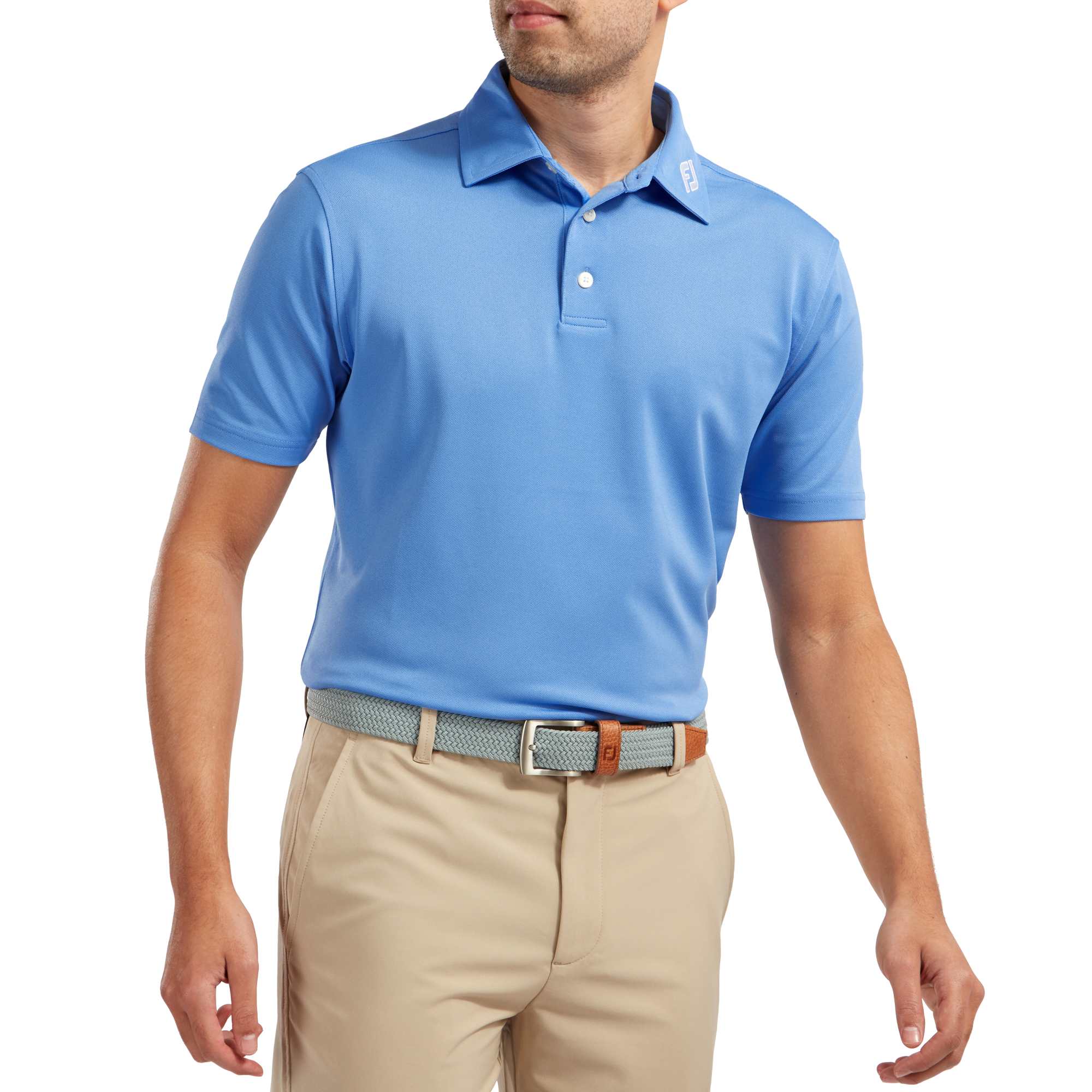 Polo stretch piqu&eacute; uni