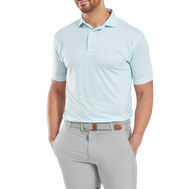 Polo en fil d'Ecosse imprimé pied de poule