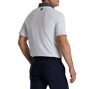 Polo piqu&eacute; avec col imprim&eacute; Tulipe