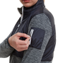Pullover Full-Zip &agrave; motif Space Dye